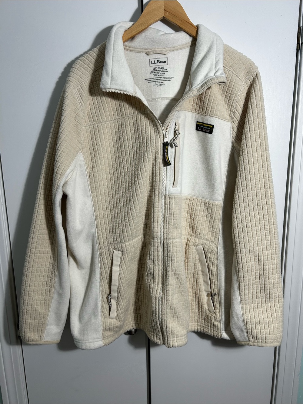 L.L.Bean Mountain Classic Windproof Fleece Zip Jacket 2X